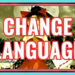Touhou Project Change Game Language CHANGE LANGUAGE Touhou Project