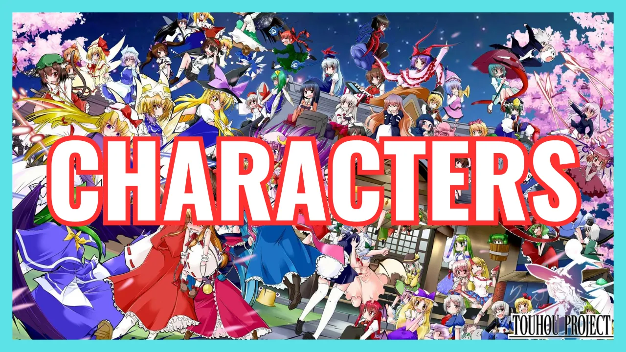 CHARACTERS Touhou Project.